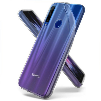   Силиконов гръб ТПУ ултра тънък за Honor 20 Lite HRY-LX1T / Honor 20e / Huawei P Smart Plus 2019 кристално прозрачен